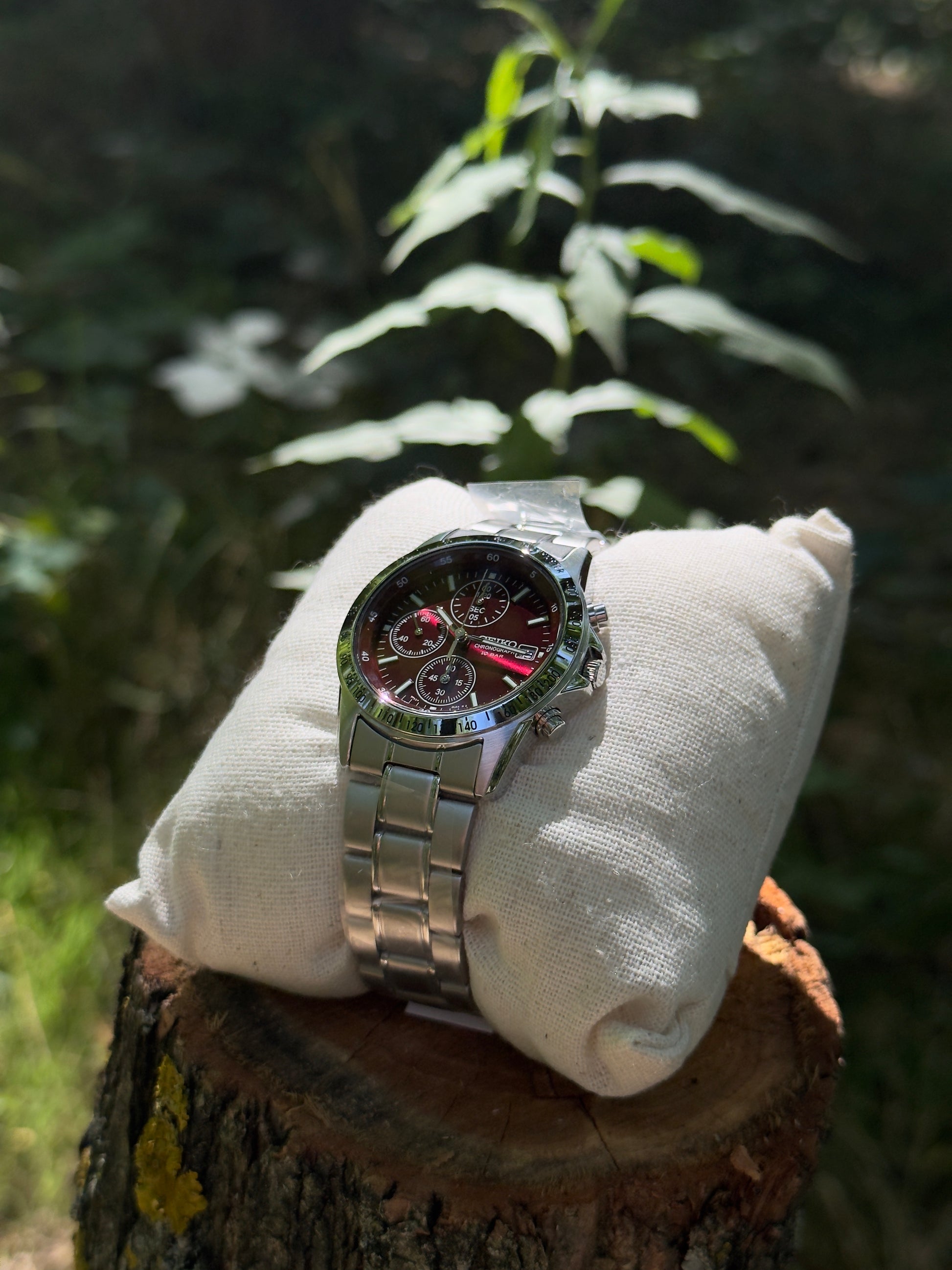 Seiko Spirit Chronograph Vörös Férfi Óra